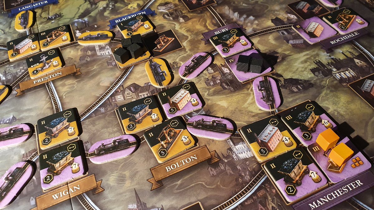 Late game of Brass Lancashire