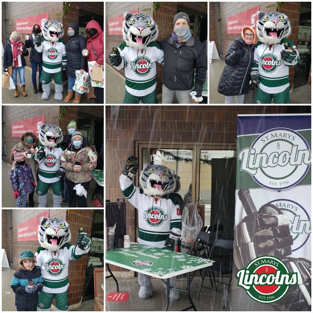 ProudPapaJ's tweet photo. We had some fun today in the snow! Thank you to Tim Hortons, Barristas, Snapping Turtle & Stonetown Coffee for the Hot Chocolate donations. @stmlincolns @townofstmarys @LincTheMascot #TheTownWorthLivingIn #StMarysOntario #JuniorHockey #GOJHL #FreeHotChocolate https://t.co/TDREOX2IQF
