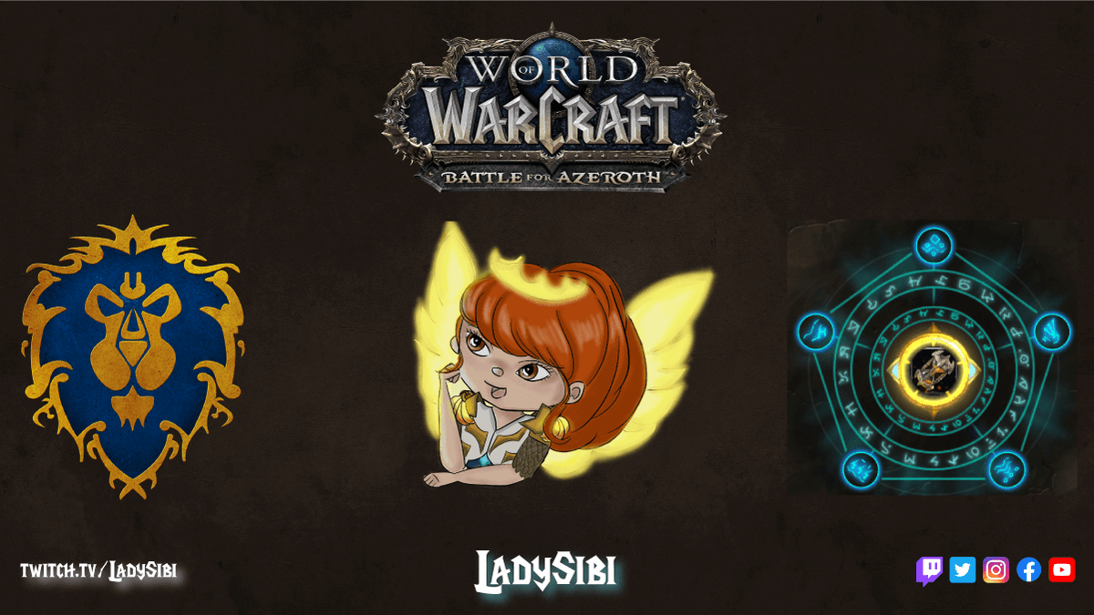 LadySibi's tweet photo. 🔴STREAM ON💜
Último día antes de #Shadowlands, vamos a despedirnos de #BattleForAzeroth y a hypearnos un poco.
https://t.co/qLYzJvy5vD
#WorldOfWarcraft #WoW #BattleForAzeroth #BfA #ShadowsRisings #Blizzard #Preparche #Bastión #Kyrian #Arthas #Arconte #Maldraxxus #Ardenweald https://t.co/Gr9g9gTUpj