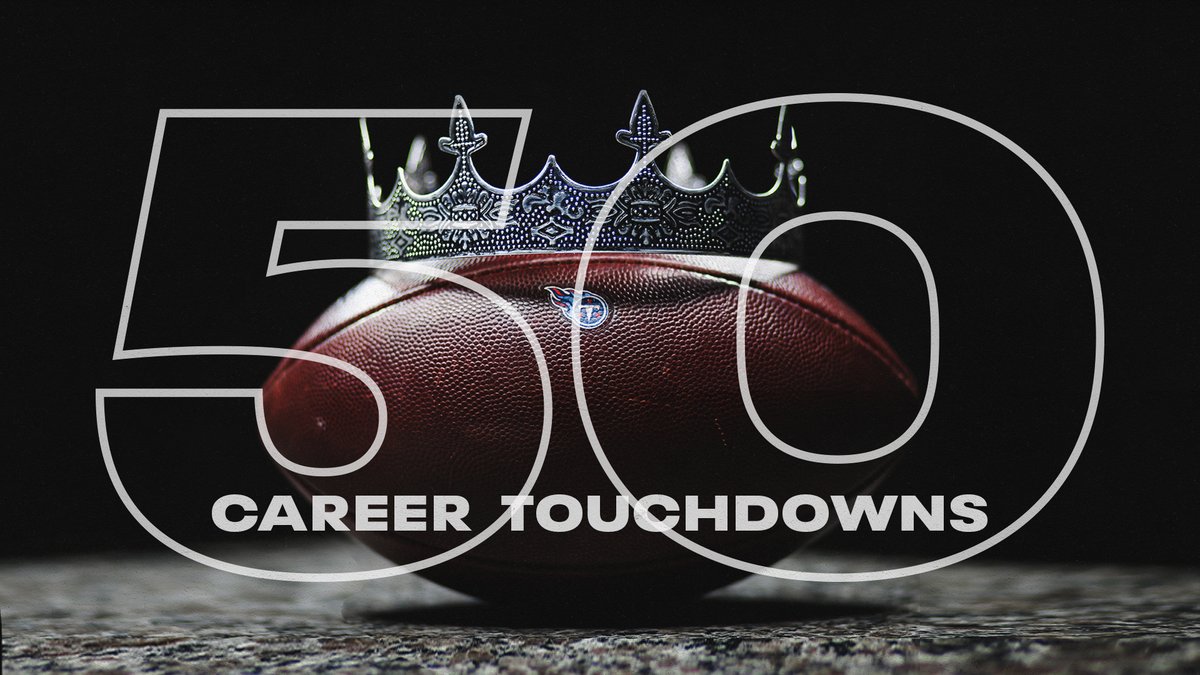 Titans's tweet photo. 50 career touchdowns for @KingHenry_2 👑 https://t.co/4uetQ8WTx0