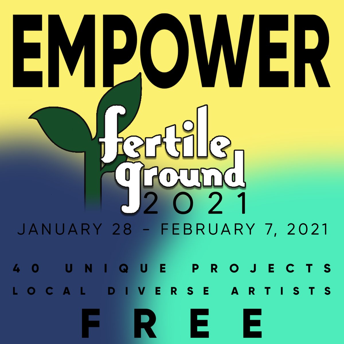 Can you EMPOWER Fertile Ground to empower artists and showcase new work?

Contribute to the Fertile Ground Festival by donating! Whether it's$5/$50/$500, your support is needed! Won't you join us in lifting these diverse voices?
 
Donate here: secure.affinipay.com/pages/portland…