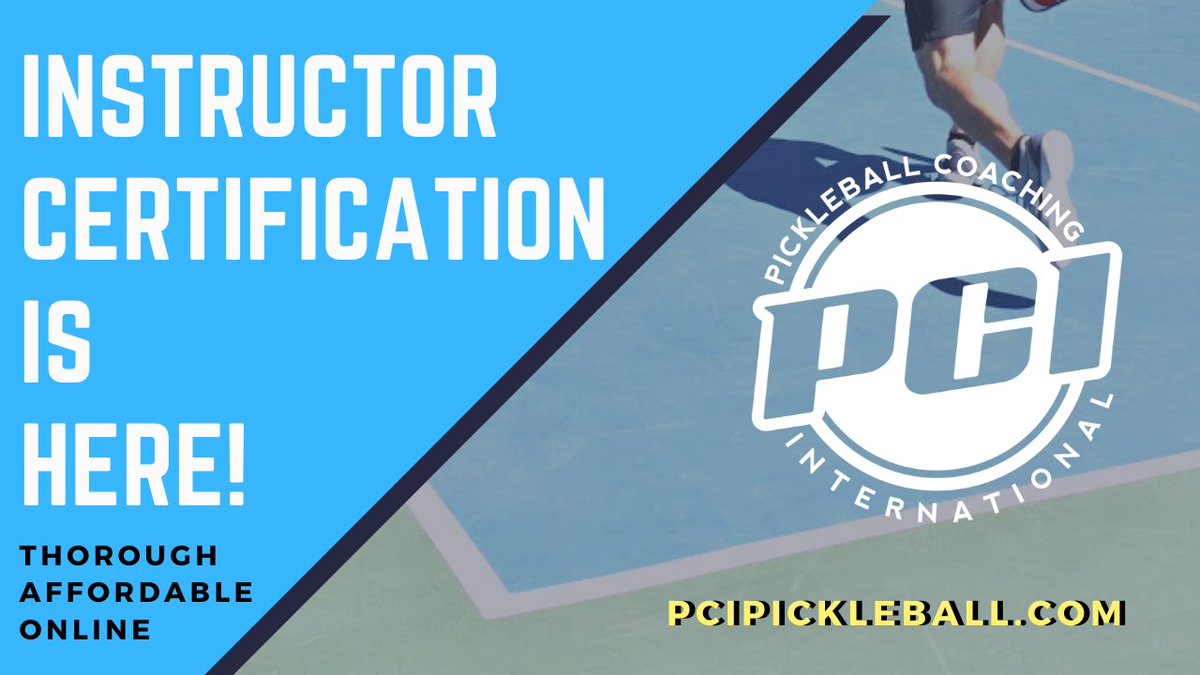 🥇Think playing pickleball is fun? Try teaching it! And with PCI you'll have handy resources and tools to make it even more enjoyable. Did we mention Level 1 certification is 💯% online?