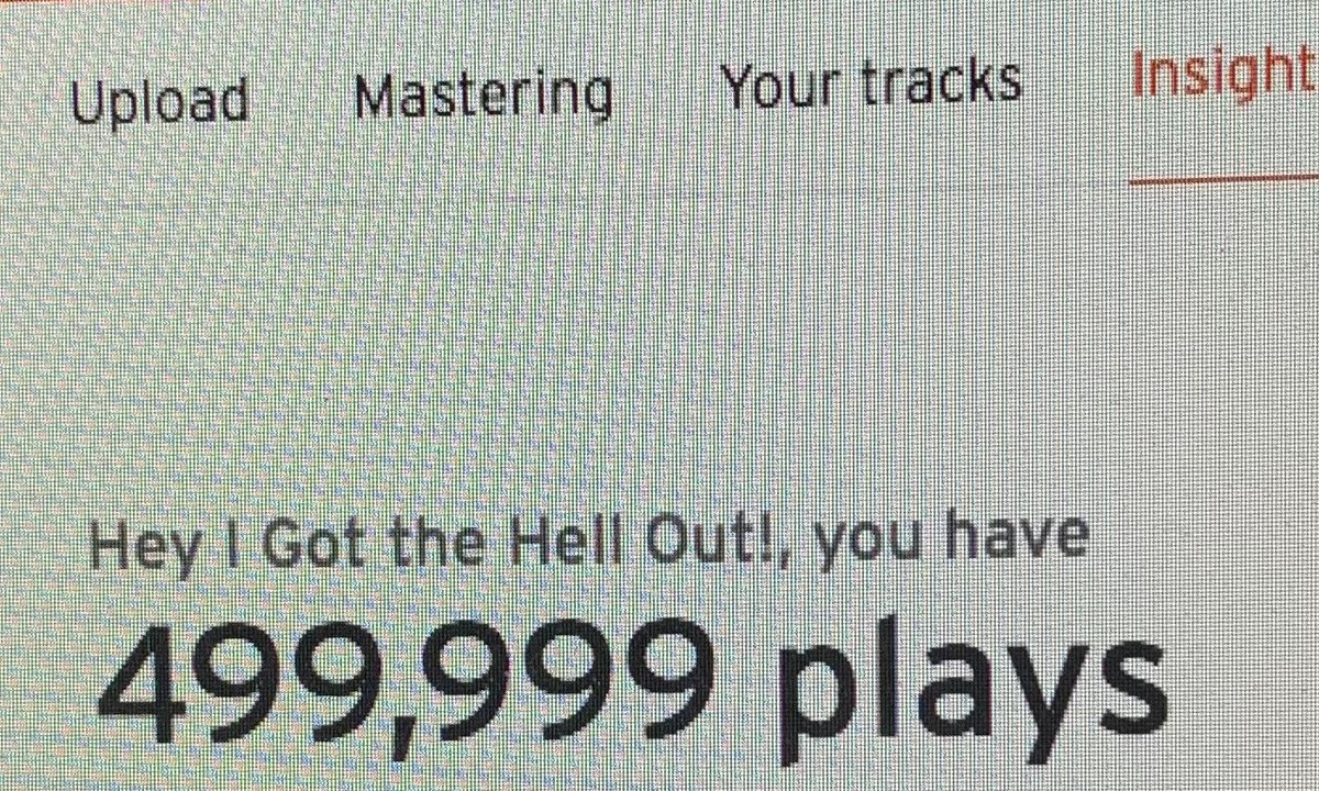 Checked to see if we hit a half million yet 😂