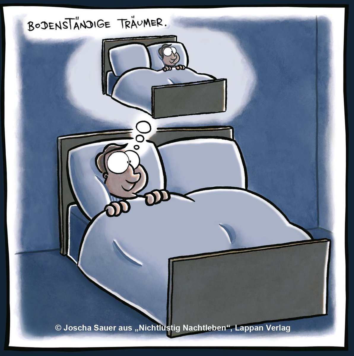 Gute Nacht! Wir wünschen solide Träume!