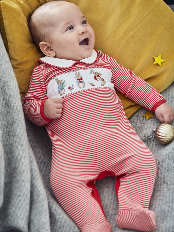 jojo maman bebe peter rabbit sleepsuit