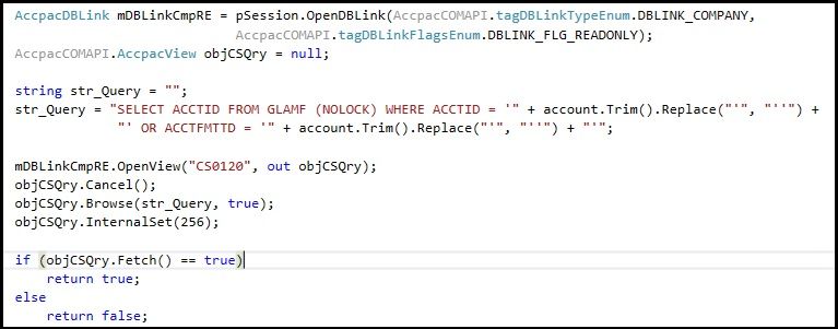 greytrix's tweet image. 4 steps to use CSQRY using COMAPI in C# for Sage 300! Explore now! bit.ly/2FO5r4a
#Sage300 #SQLQuery #SQLStatements #Sage300API #Parameters #SageAccpac #SageERP #ERP #Technical