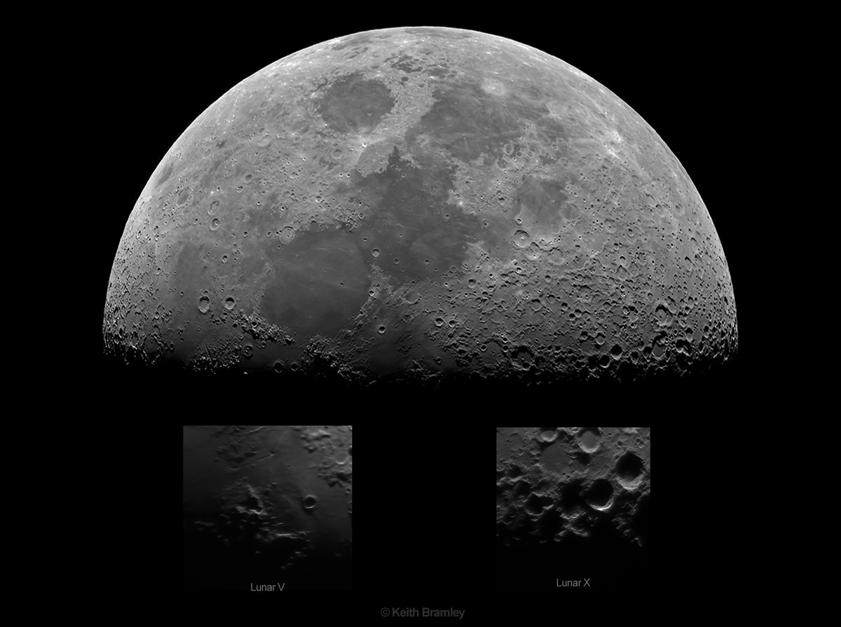 KeefBram's tweet photo. Tonights 56.5% #Moon managed a very brief gap in the showers,good thing is with Moon shots thats all you need :) taken with MN190 and @zwoasi #294MCPro stack of 50 frames. Also see the #lunarX and #LunarV see the next pic for more detail. #Astrophotography #ThePhotoHour https://t.co/FgW8EkI1Sg