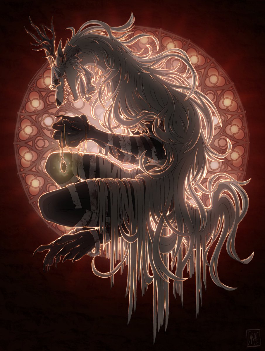 BLOOD MOON November Patreon sticker Vicar Amelia from Bloodborne Available ...