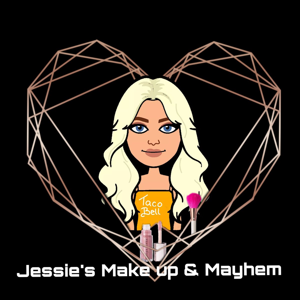 PrettyLittleCo7's tweet image. Done this for @JessiieLynn90  😍 
Jessie is a massive fan of @tacobelluk and all things make up! 
Be sure to check out her page on facebook 💙 

#Logo #Logodesigner #logos #retweet #makeupartist #makeup #tacobell #drawn #art #Facebook #facebookpage