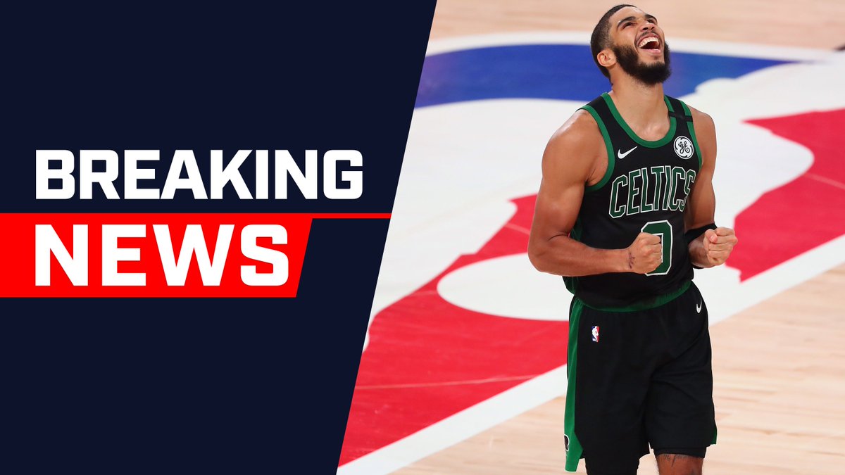 Jayson Tatum has agreed to a $195 million max extension with the Celtics, per <a href="/wojespn/">Adrian Wojnarowski</a>
