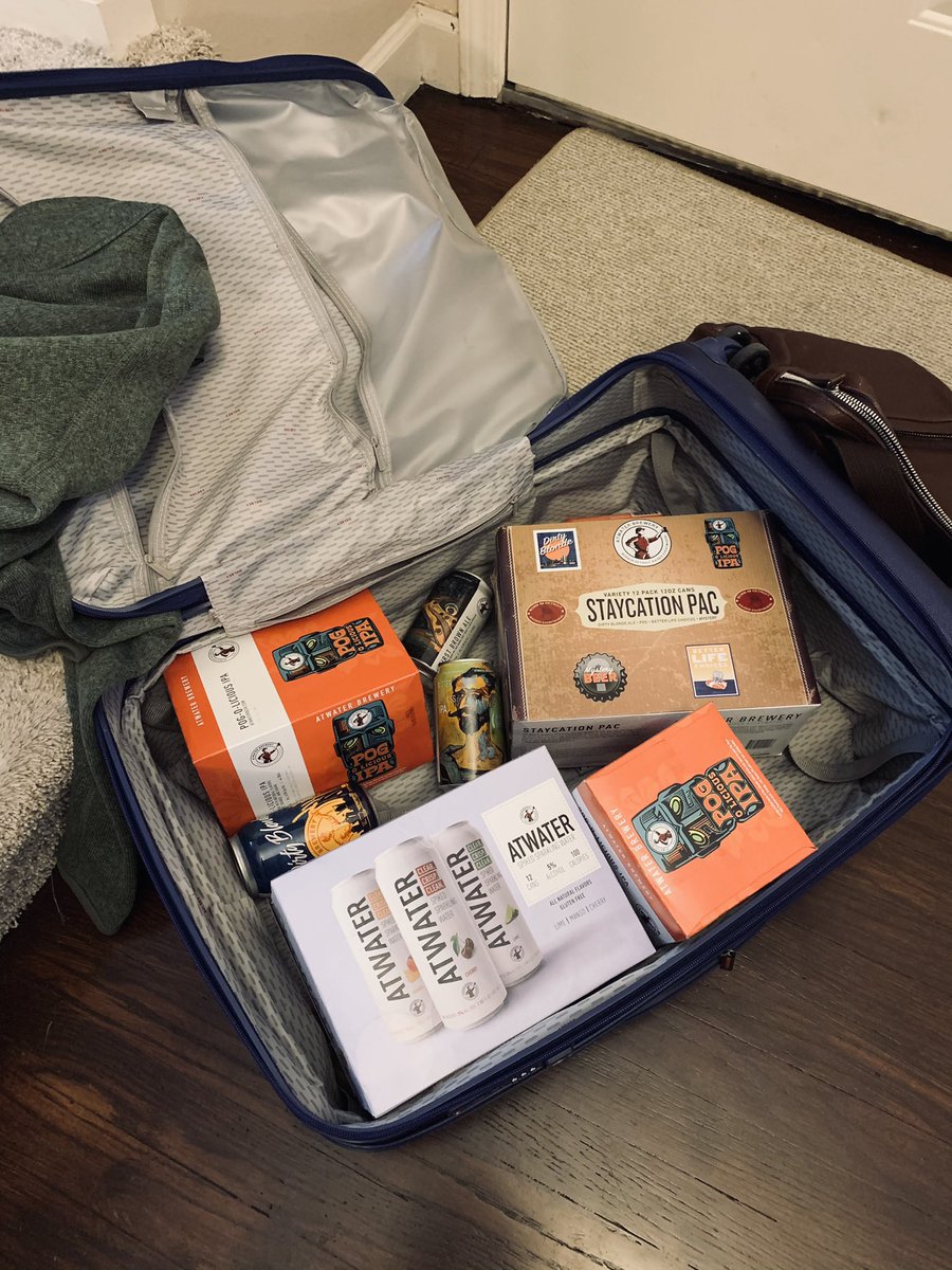 atwaterbeer's tweet image. Staying home? Don’t forget to pack the essentials 🍻 #staycation2020