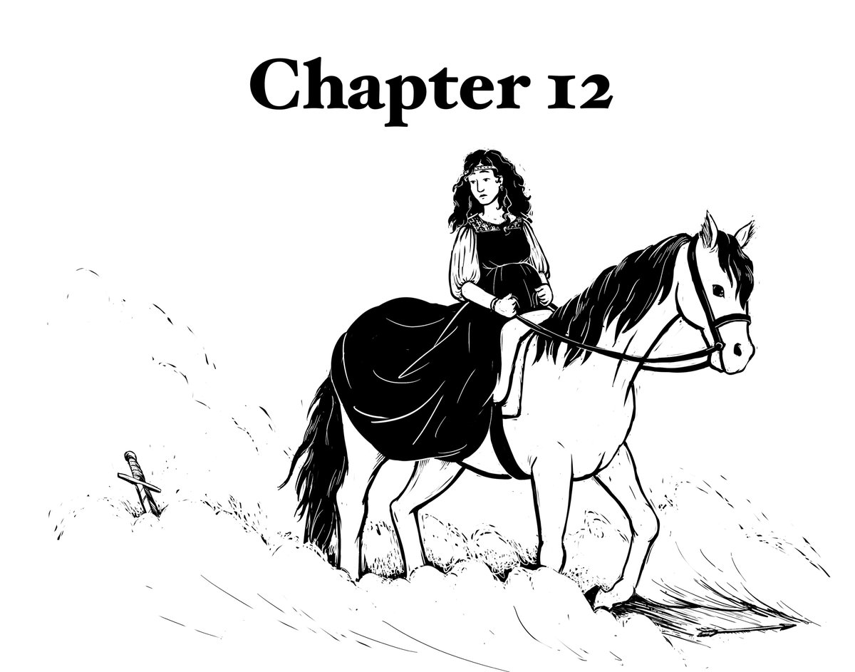 SarahLuAnn's tweet photo. @Procreate A couple recent horses, drawn in procreate. Illustrations for #queensthief #returnofthethief https://t.co/QmjObDEG6I