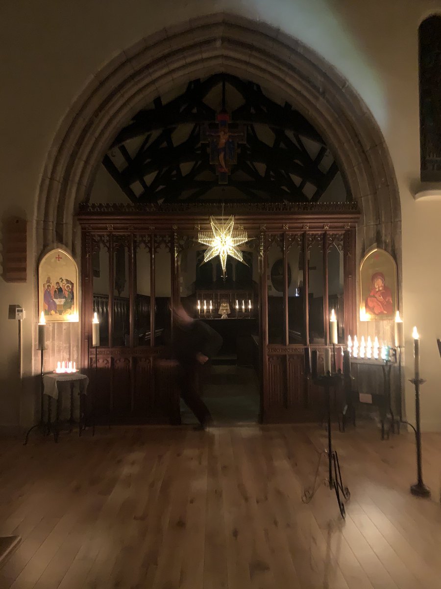 AugustineRumney's tweet photo. Recording for Advent Sunday. Look out for the service on our Facebook page ‘Rumney Parish’. #DarknessIntoLight @MonmouthDCO @ChurchinWales https://t.co/uibu3WWPLN