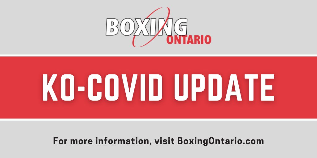 BoxingOntario's tweet photo. ⚠️ [IMPORTANT COVID UPDATE] – LOCKDOWN &amp; ZONE CLARIFICATION  - View the latest email sent to member clubs for the important update: https://t.co/sKO8JHnDuO https://t.co/ZNDwV2fAUr
