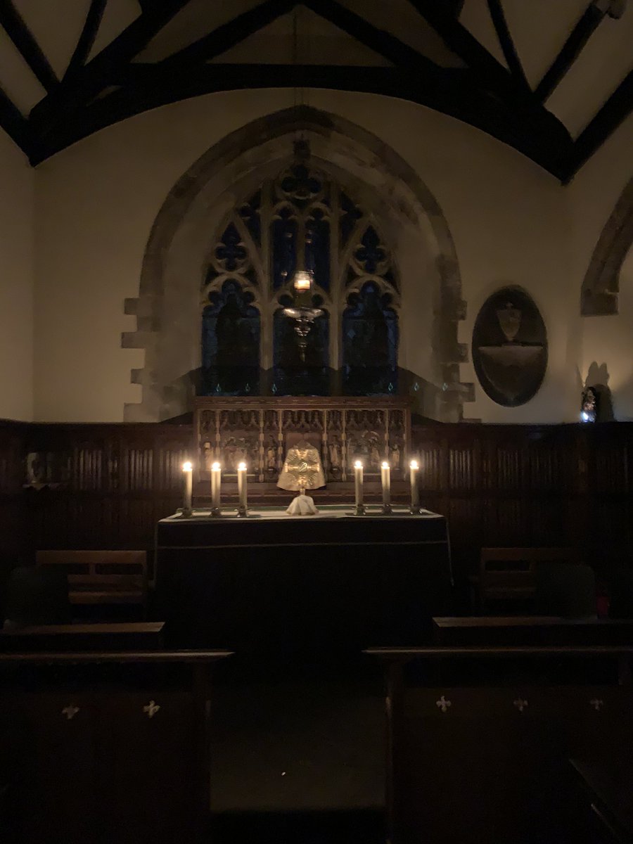 AugustineRumney's tweet photo. More #DarknessIntoLight pictures. Our beautiful Norman church, built in the 12th century comes alive in candlelight. @MonmouthDCO @ChurchinWales https://t.co/LuHnZiLHx4