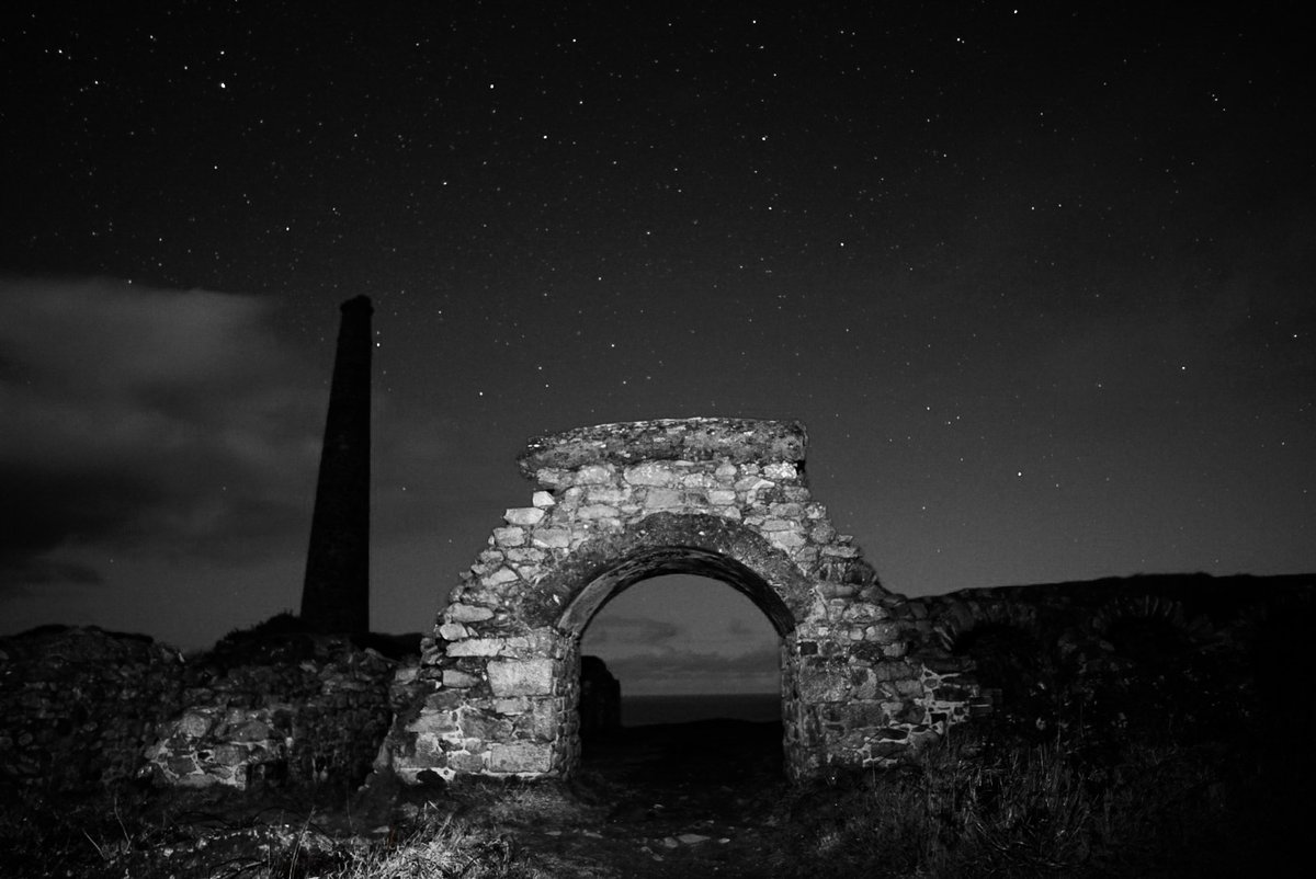 Out photographing the stars down at Botallack mines for the Penwith night photography contest. Just a quick phone edited shot. (Not creeped out at all)

Cornwall

#Cornwall #botallack #tinmine #mines #nightphotography #stars #starphotography #penwith #blackandwhite #explore