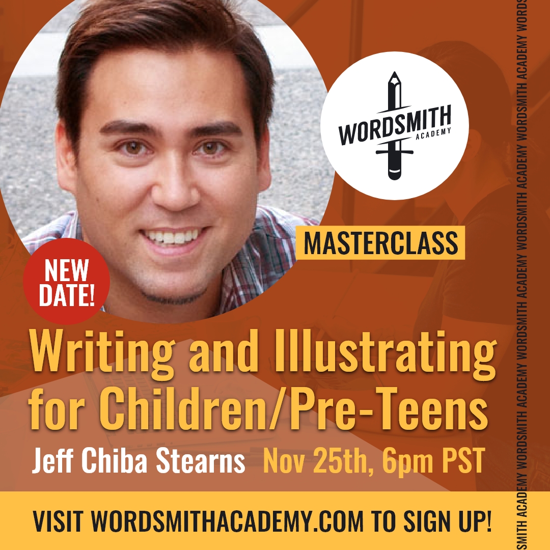 This Wednesday, at 6pm PST, I'll be conducing a masterclass on Writing and Illustrating for Children/Pre-teens for the Wordsmith Academy. Register at wordsmithacademy.com

#Masterclass #illustrating #illustration #author #writing #wordsmithacademy #childrensbooks #workshop