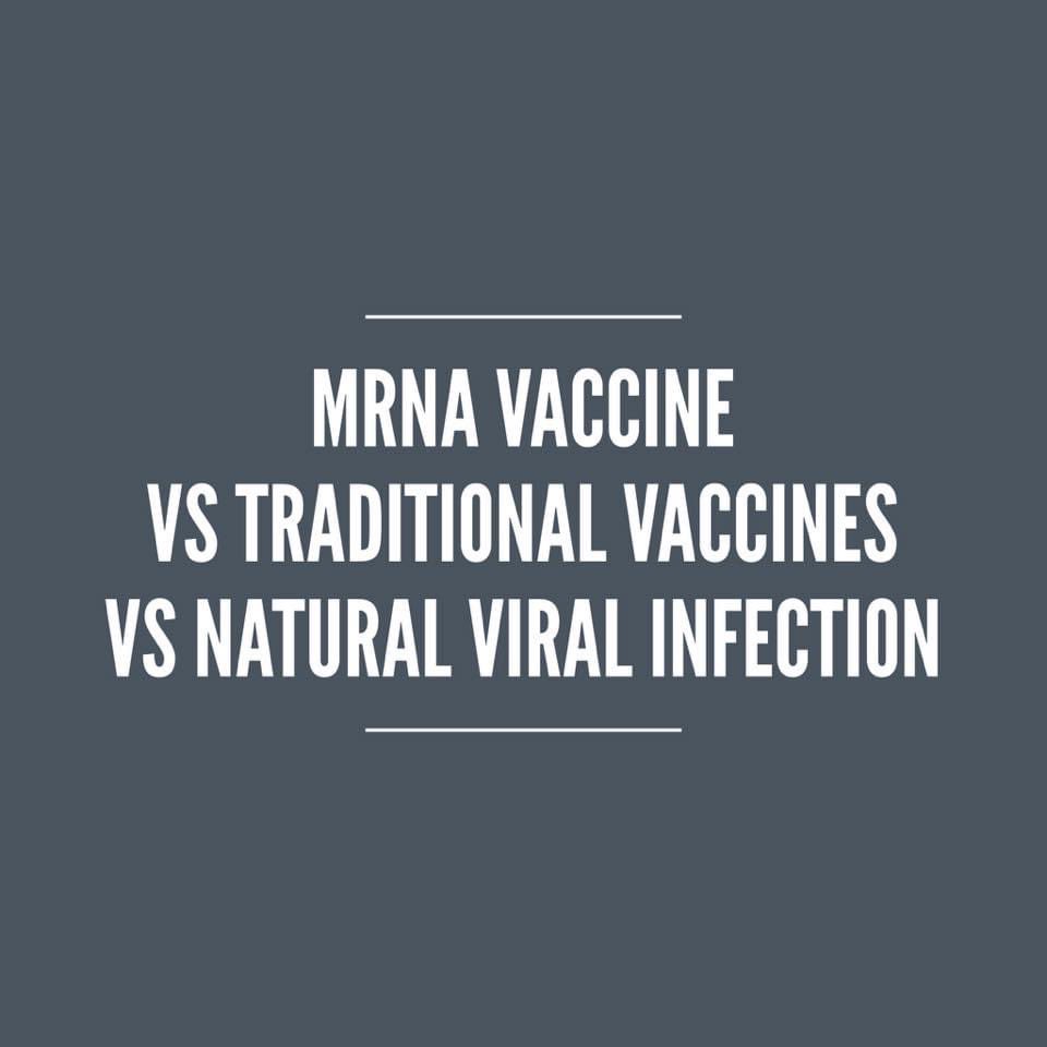 How does an mRNA vaccine differ from other vaccines and natural viral infection?Thread - written by Ashley Everly #COVID19