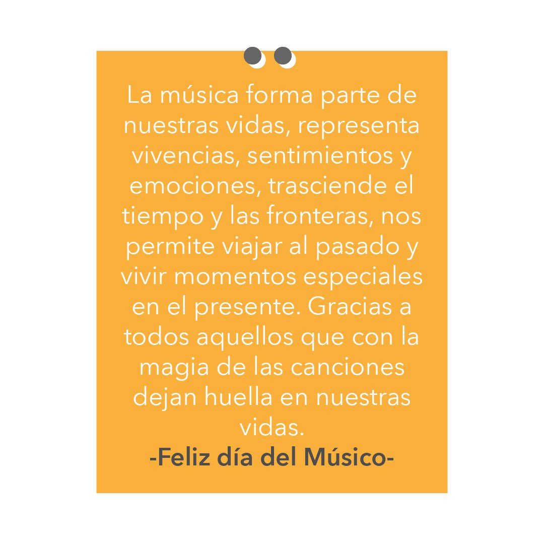 Lusalevi's tweet photo. Feliz día del músico les desea Lusalevi. Gracias a todos aquellos que con la magia de las canciones dejan huella en nuestras vidas https://t.co/ubwpM9bRax
