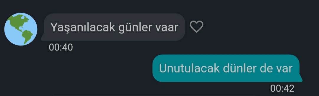 Unutulacak dünler var...