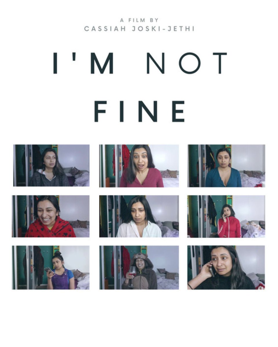 UKActorsTweetup's tweet photo. I'M NOT FINE - screening in Lockdown Shorts 2 on Nov 25th
Directed by Cassiah Joski-Jethi
Starring Radhika Aggarwal @madradster
As a woman survives lockdown in the UK, her mental health begins to deteriorate. https://t.co/3GB8e8XxWn