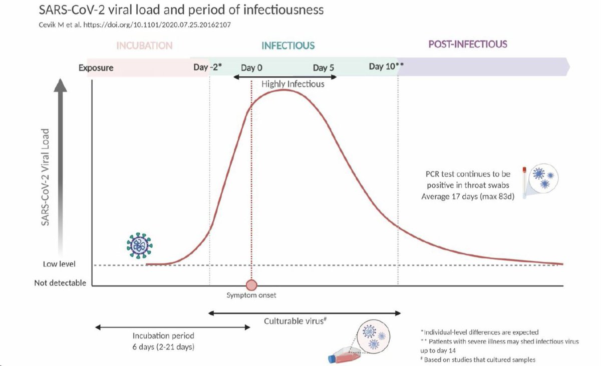 7) some say a negative test means you’re not infectious yet. That maybe true most of the time, but experts say that’s not a reliable indicator of infectiousness since tests can have false neg too. And you’ll likely visit people days after test & doubt many have daily tests.