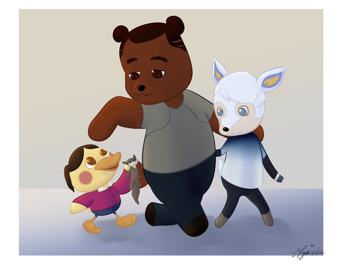 el_rey_ciervo's tweet photo. Finished this #dbh #animalcrossing fanart from my stream today that I had started mooonths ago! Had a lot of fun with this
#art #detroitbecomehuman #dbhkara #dbhluther #dbhalice https://t.co/g1C82YXqn7