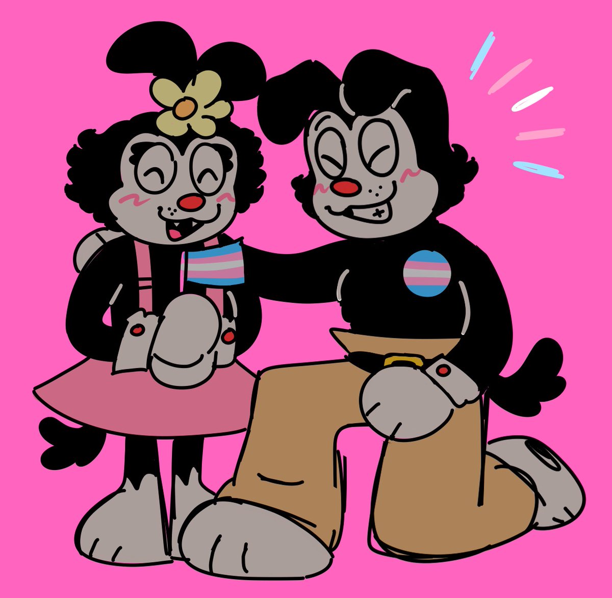 funionringz's tweet photo. i’ve come to make an announcement 
#Animaniacs #animaniacsfanart #Animaniacs2020 https://t.co/z6RhMGaqQi