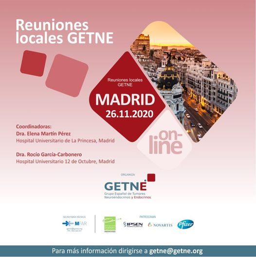 elenamartin2222's tweet photo. Ele próximo 26 de noviembre se celebra online la reunión local #GETNE20 #Madrid. ¡No os lo perdáis! Información: https://t.co/Wc513E0Qok
@GrupoGetne @Ja_Capdevila @aecirujanos @DrMunozdeNova @CGDLaPrincesa @elenamartin2222 https://t.co/O89qCvDfgm
