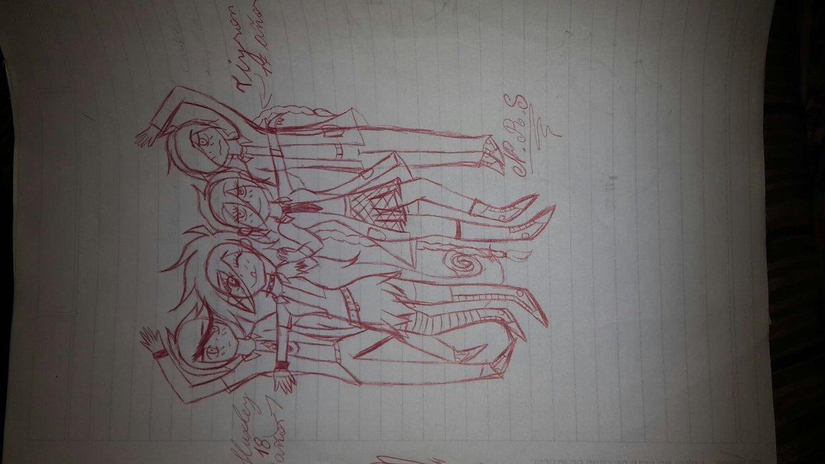 NadiraSanta's tweet photo. Aquí les traigo otro dibujo de las vestimentas de las gemelas y los otros dos son otras personas que más adelante sabremos de ellos dos y le quiero mandar un saluda @KDZH_Funtime muchas gracias por tus lindos comentarios,y si les gusta esta idea podrías apoyarme compartiendo esto https://t.co/4NDKBKTCo9