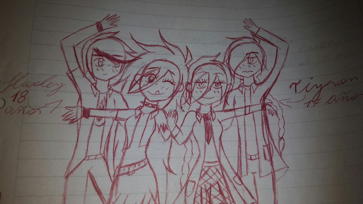 NadiraSanta's tweet photo. Aquí les traigo otro dibujo de las vestimentas de las gemelas y los otros dos son otras personas que más adelante sabremos de ellos dos y le quiero mandar un saluda @KDZH_Funtime muchas gracias por tus lindos comentarios,y si les gusta esta idea podrías apoyarme compartiendo esto https://t.co/4NDKBKTCo9