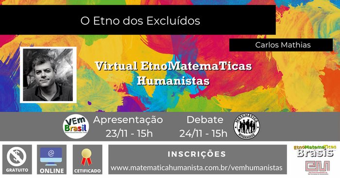 humanistamat's tweet photo. O Etno dos Excluídos - com Carlos Mathias no Evento VEm Humanistas (TEASER) https://t.co/z9pYUUaFt9 https://t.co/mwKW8MCGGV