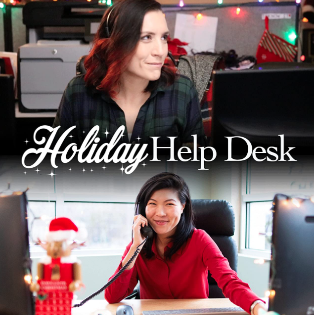 ReelWomensNetw1's tweet photo. Is it too early for Christmas movies? We didn't think so either!

Stream Holiday Help Desk on Reel Women's Network. When Lauren gets stuck working her IT job on Christmas Eve, a simple call for technical help turns into holiday magic.🎄

Written by Hillary Esquina. https://t.co/QUJcK5Cdsf