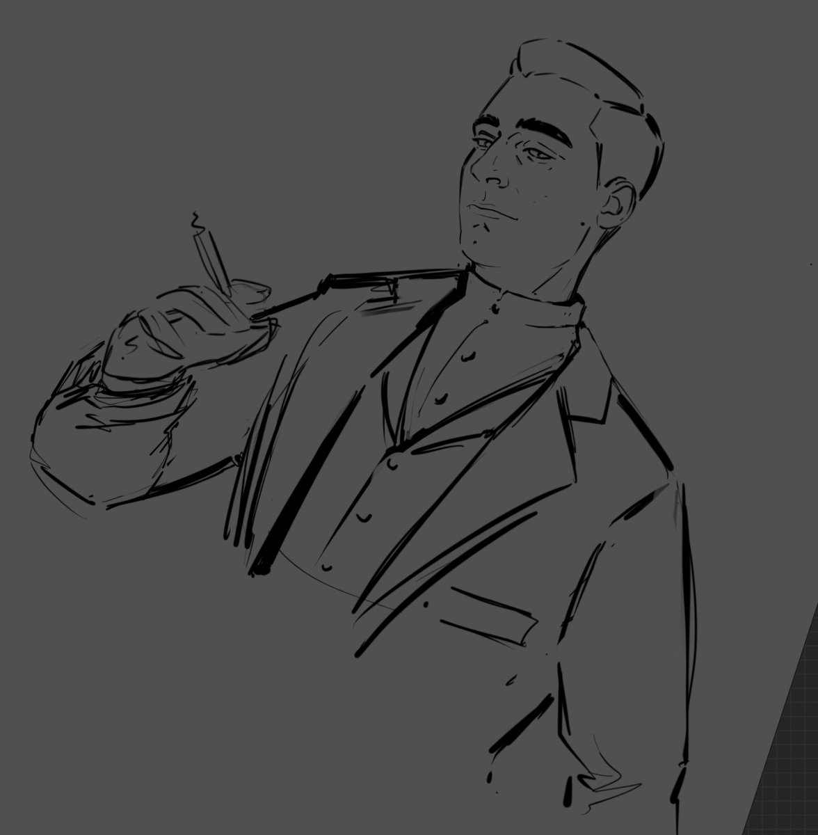 art_runandhide's tweet photo. >> tonight I’m bringing you... Paulie and Sam sketches 
>> tomorrow... probably the same sketches but a bit more finished idk, I’m not a scientist 🤷‍♀️

[ #MafiaDefinitiveEdition #MAFIA #SamTrapani #PaulieLombardo #wip ] https://t.co/e690qJKZNC