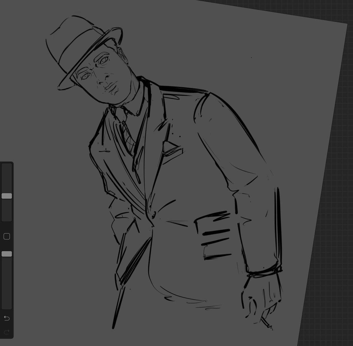 art_runandhide's tweet photo. >> tonight I’m bringing you... Paulie and Sam sketches 
>> tomorrow... probably the same sketches but a bit more finished idk, I’m not a scientist 🤷‍♀️

[ #MafiaDefinitiveEdition #MAFIA #SamTrapani #PaulieLombardo #wip ] https://t.co/e690qJKZNC