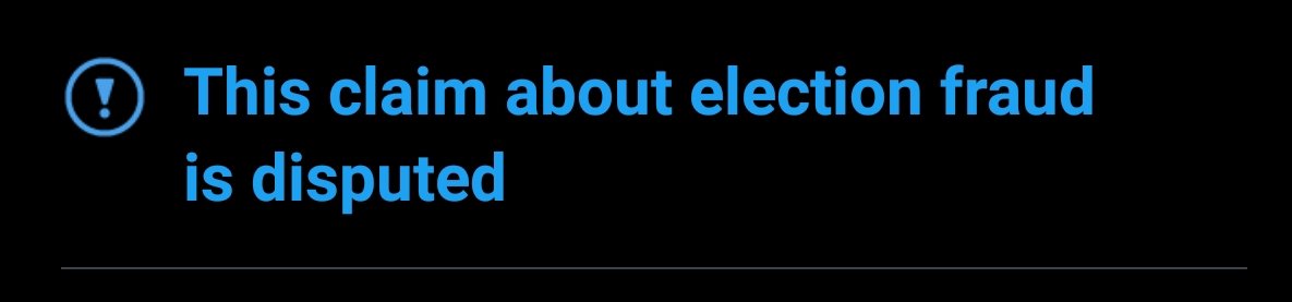 JAdamany's tweet image. Is anybody else just ignoring these #election &quot;disclaimers&quot; in their news feeds? They&apos;re so numerous and repetitive they just fade away into the #background after awhile.

#BigTechElectionInterference #BigTechCensorship #BigTech #TwitterCensorship #ThePostElection