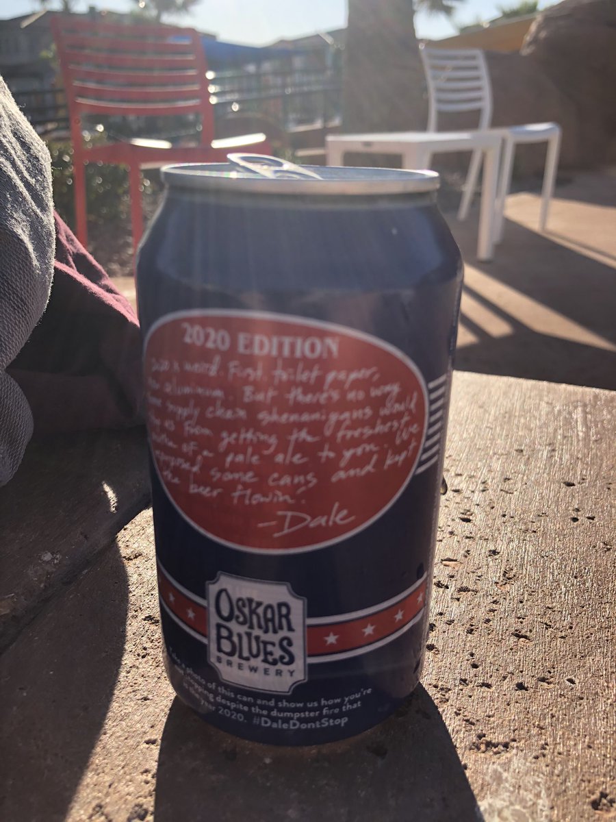 Gilco1980's tweet photo. @oskarblues #daledontstop keep going - great beer in the sunshine https://t.co/Zrutj4Yver
