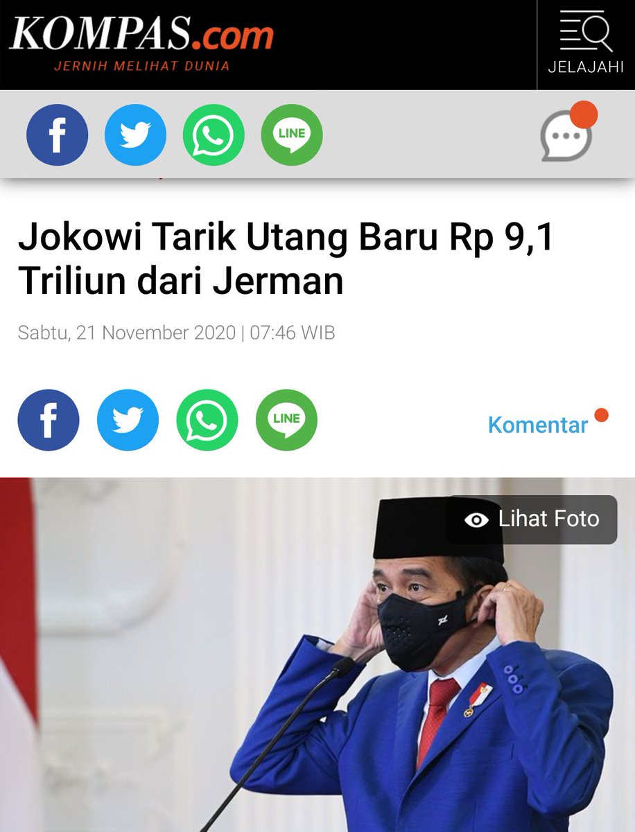 angel05944888's tweet photo. Indonesia semakin tergelincir krn beban hutang yg terus brtambah
#UtangSuburDemokrasiHancur 
#UtangSuburDemokrasiHancur https://t.co/jy6EovUrKB