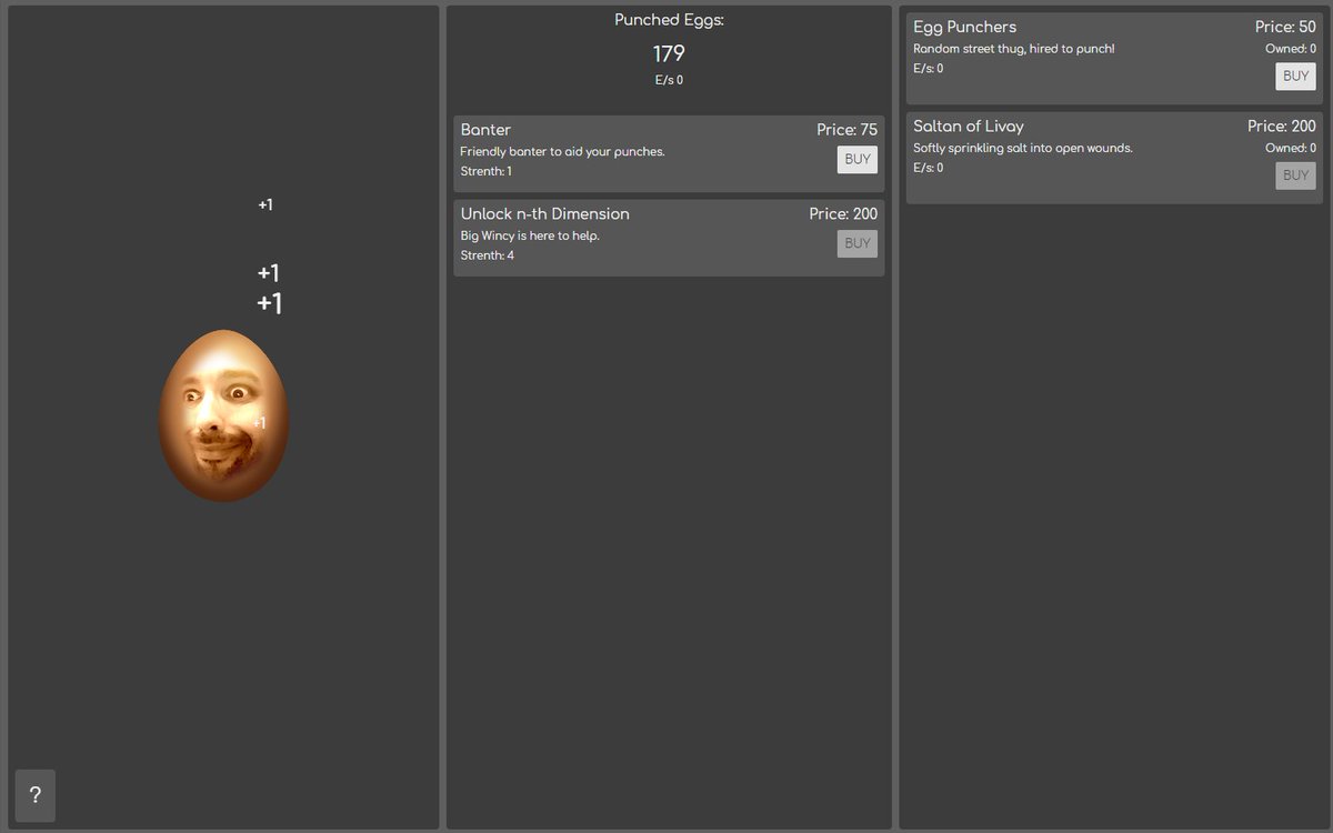 WindybeardGames's tweet photo. One of my awesome community admins "Renokk" made an amazing Windybeard egg themed clicker you can play in your browser! Check this out and if you complete it you get an awesome link!

https://t.co/KPzDHVXPUI

#gamedev https://t.co/I084YmB07u