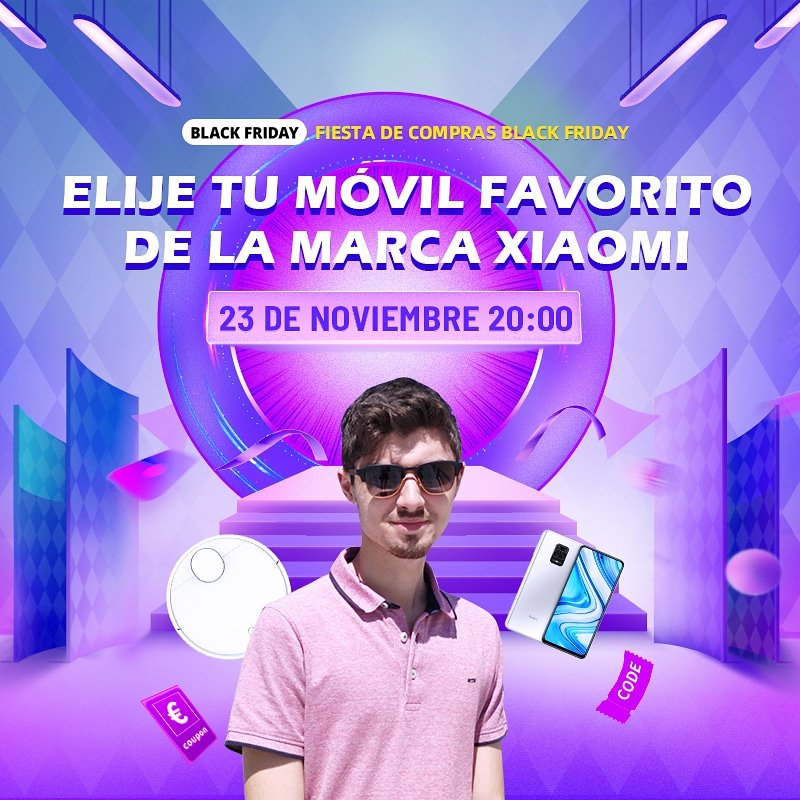 StratosTech's tweet photo. El lunes 23 a las 20:00 hasta las 21:30
Nos vemos en el directo y enseñaremos 3 productos de Xiaomi:
La mi band 4c, el patinete 1S y el robot aspirador 1C. Todo en la app de Aliexpress!! https://t.co/QYn9C21DNs https://t.co/UdpPRURgbg