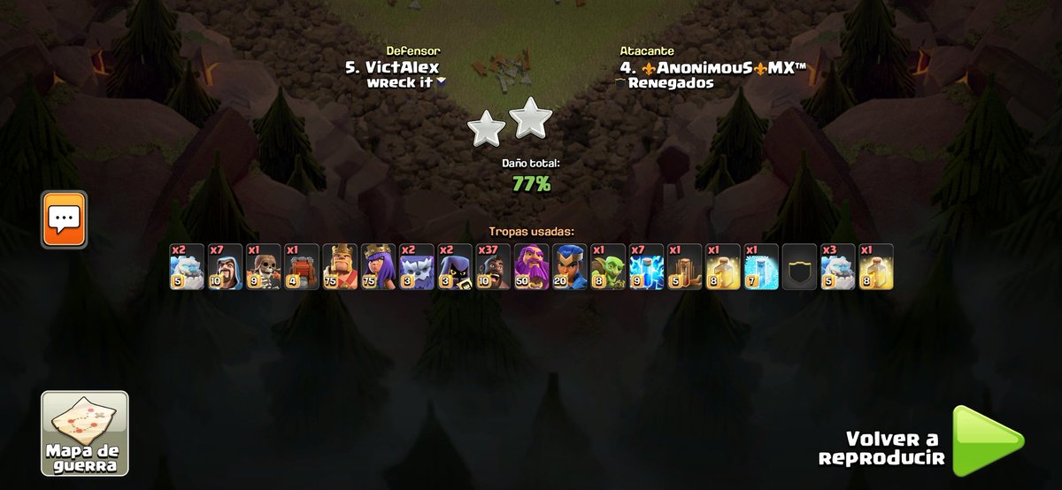 Buena defensa de una de mis bases para llegar a la final | 👷🛠🛠
<a href="/ClanWreck/">wreck it</a> ™ 🙌