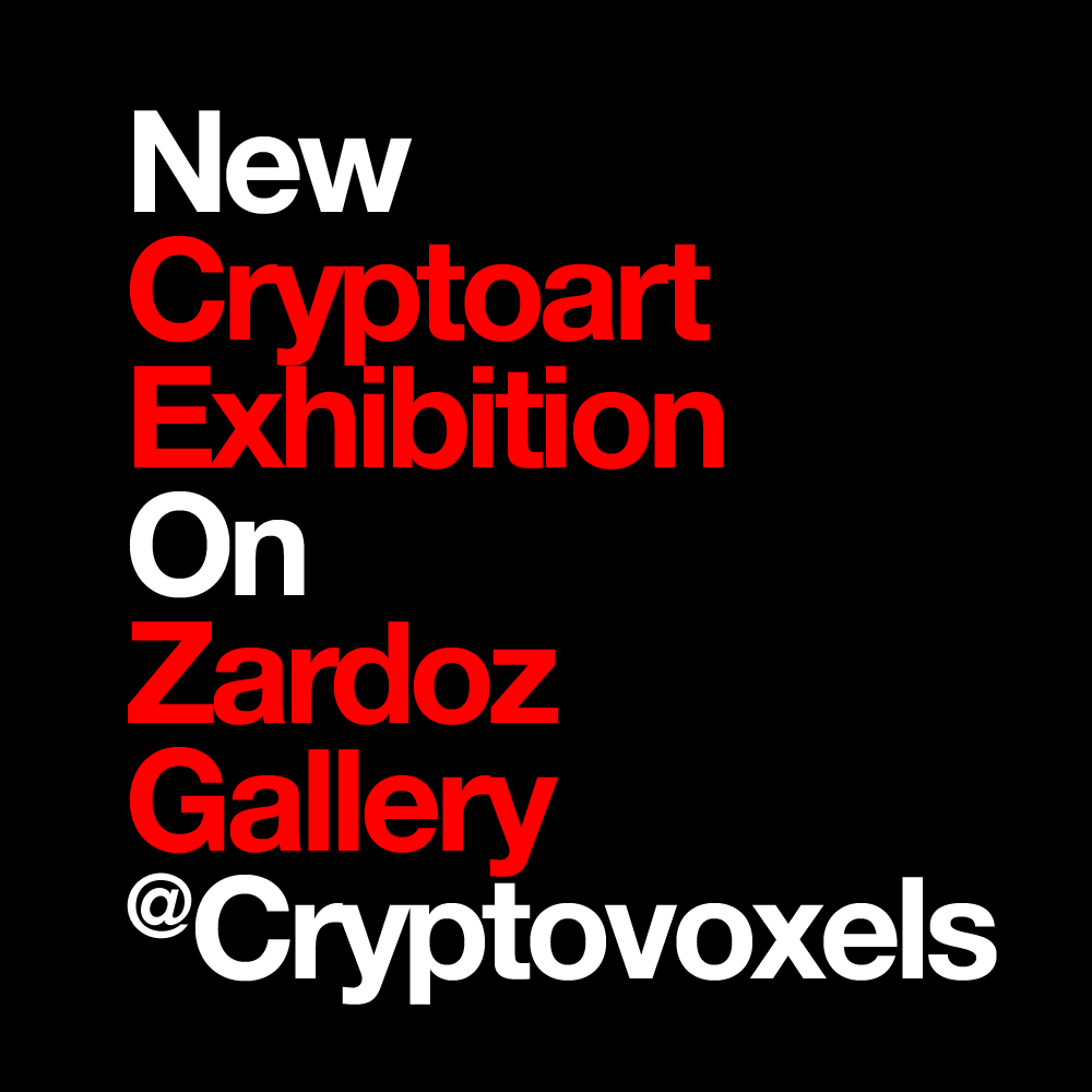 zardozclub's tweet photo. 🟥⬜️⬛️ Next Sunday ⬛️⬜️🟥
#cryptoart #exhibition @cryptovoxels #cryptoartist #NFT #artgallery #virtualgallery #virtualclubbing https://t.co/SomV5W6HDJ