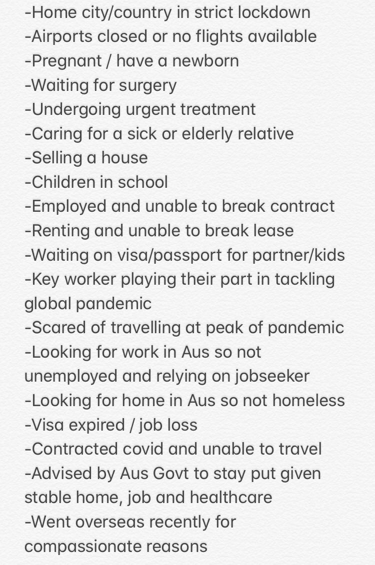 CarmenHurst's tweet photo. @JGomezPG Hi Jordan, I’ve jotted down some of the many reasons some Aussies haven’t made it home sooner. When would you suggest it’s appropriate to allow citizens a second chance to come home? When the pandemic ends? 2022? 2024? Never? Coming home isn’t a one time offer, it’s a human right https://t.co/fgMDF82HRI