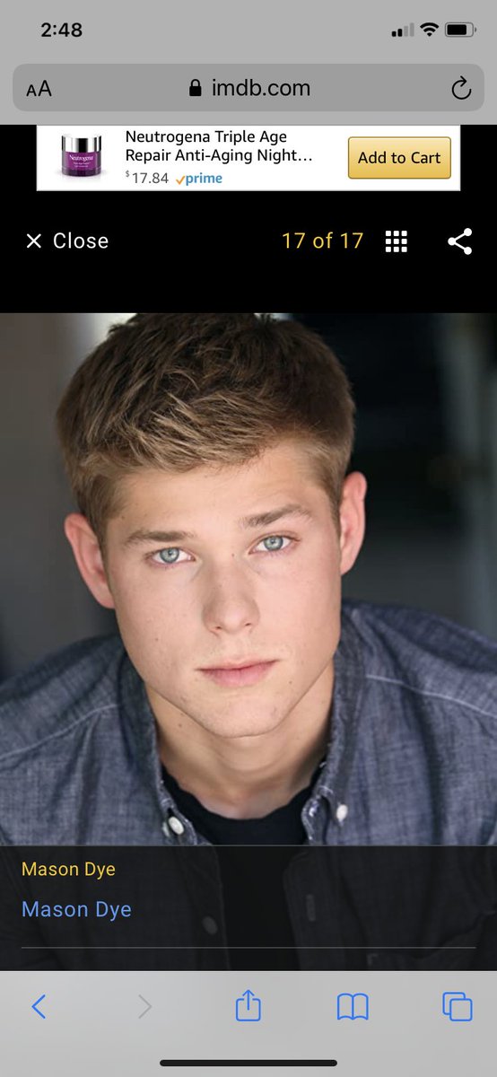 cozyyreader's tweet photo. @narrawriter this is who I kept seeing as Eli and Hayley. Their names are Mason Dye and Mia Rose Frampton 🤗 https://t.co/c6TXSDz8gM