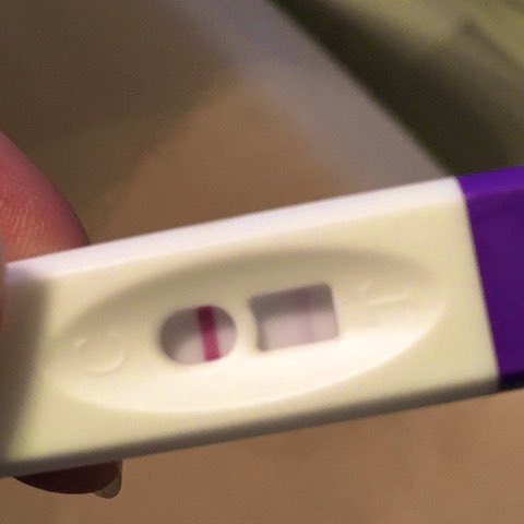 Schwacher schwangerschaftstest