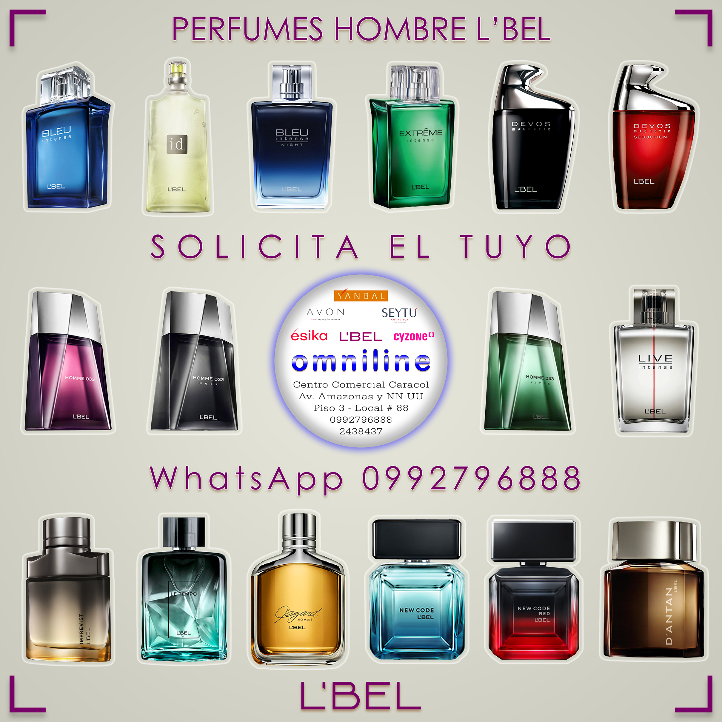 Lociones de lbel para hombre sale