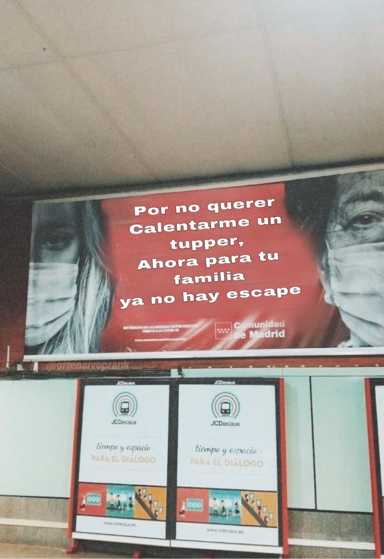 AsuranceturixRB's tweet photo. @elenacanizares_ Rocio Piso, Angela Compañera... un mensaje de Elena Cañizares y el Metro de Madrid https://t.co/OKXc3Y7DFT