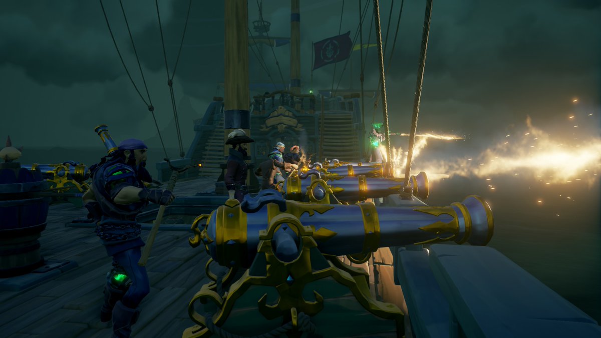 RangaRogers's tweet photo. Some fire power snaps from last night's madness!
Photos courtesy of Pizza DaSteve
#SeaOfThieves #FortoftheDamned #Alliance #Treasure #PVELords https://t.co/7vzNSkw4wI