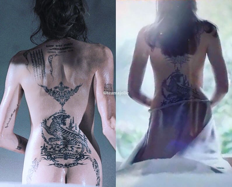 wanted movie angelina jolie tattoos