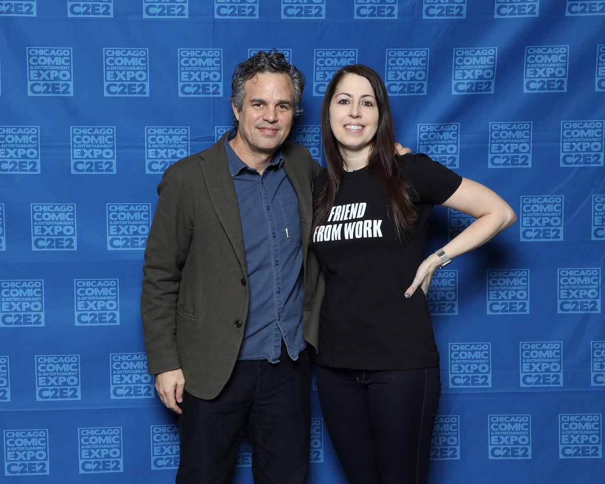 Happy Birthday to my friend from work! #markruffalo #c2e2 #thorragnarok #hulk